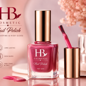 hb cosmetics long lasting nail polish – high shine finish