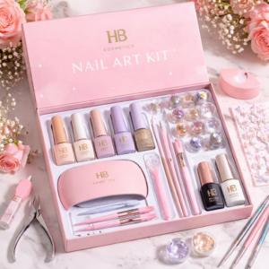 hb cosmetics nail art kit – complete nail design set