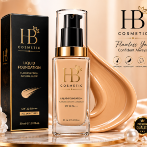 hb cosmetic liquid foundation – smooth coverage with radiant finish