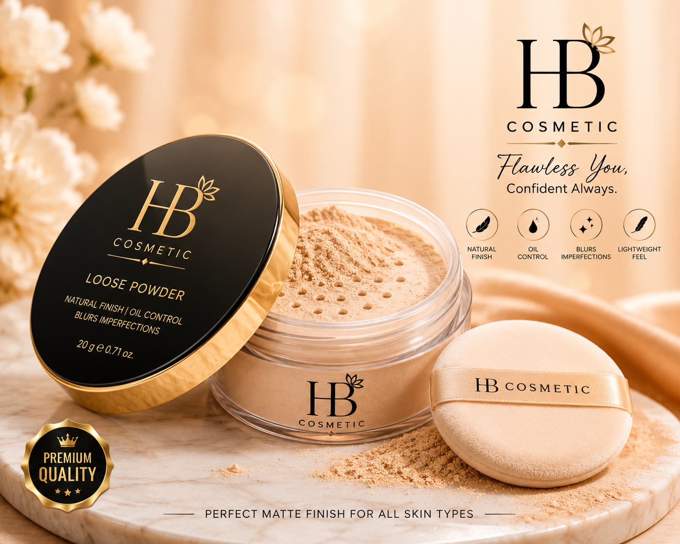 hb cosmetic loose powder – smooth matte finish & flawless makeup look hb cosmetic loose powder – smooth matte finish & flawless makeup look