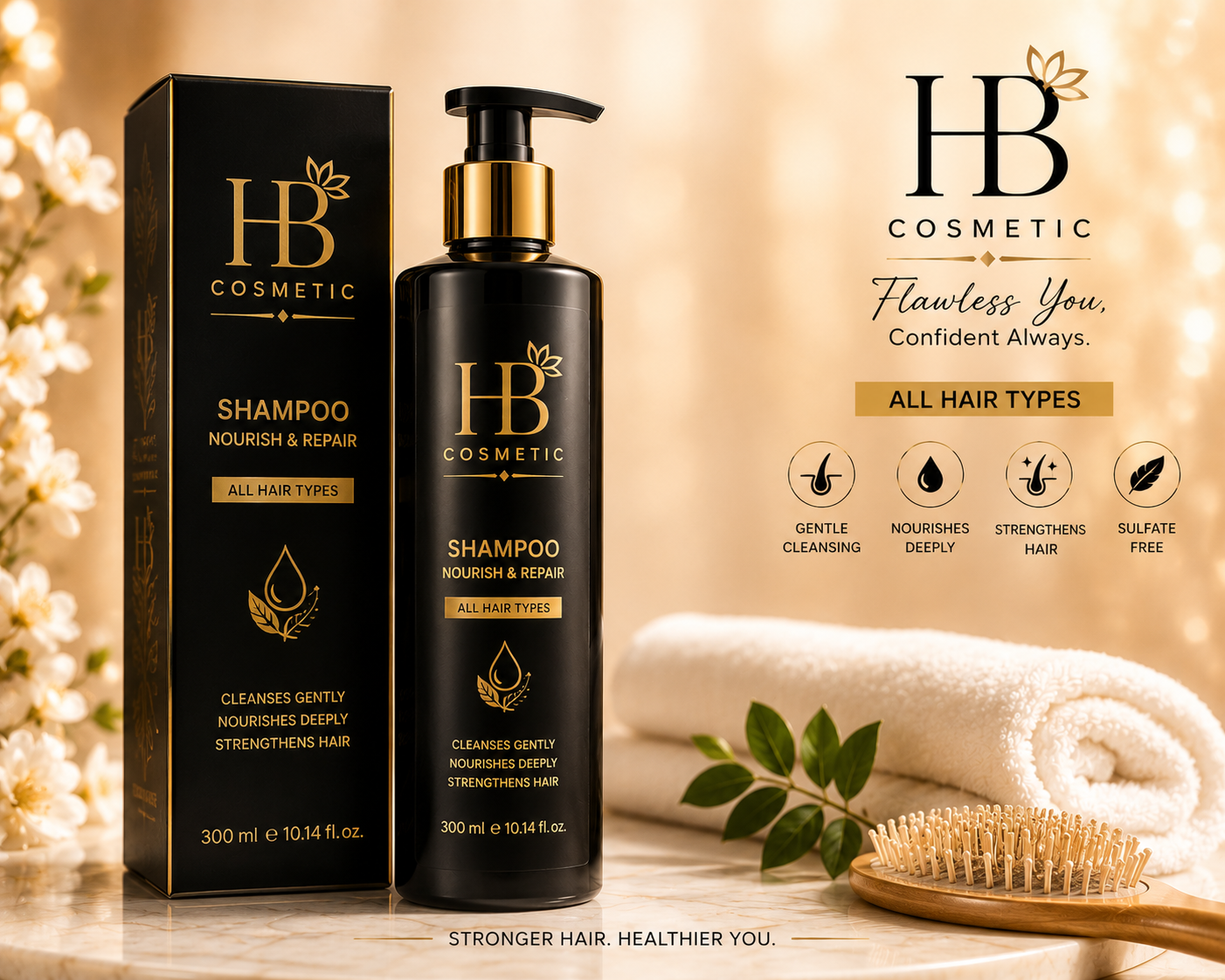 hb cosmetic hair shampoo – gentle care for soft & healthy hair hb cosmetic hair shampoo – gentle care for soft & healthy hair