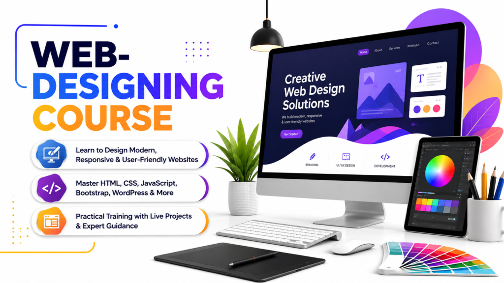 Web Designing Course: Learn to Create Modern and Professional Websites Web Designing Course